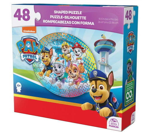Пазл Spin Master Весела команда "Щенячий патруль" 26 х 23 см, 48 ел.