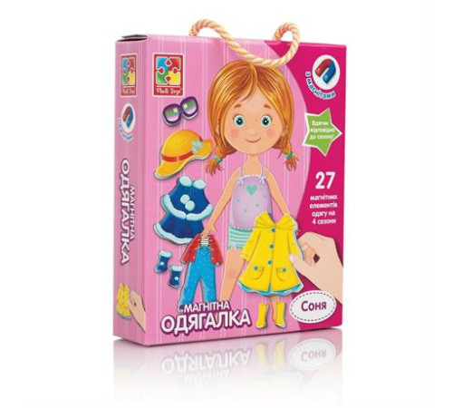 Магнітна гра Vladi Toys Одягни Соню (VT3702-07) Магнітна гра Vladi Toys Одягни Соню (VT3702-07)