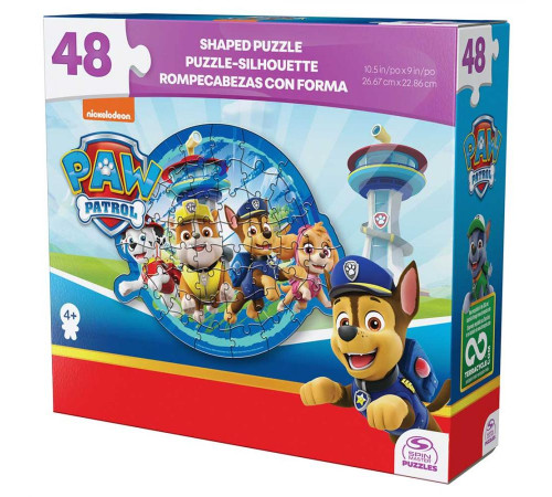 Пазл Spin Master Відважна команда "Щенячий патруль" 26 х 23 см, 48 ел.