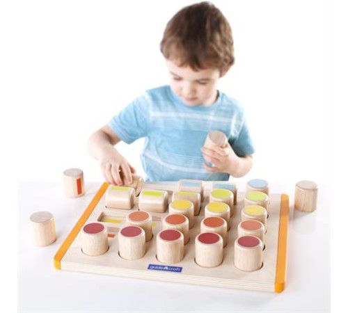 Дерев'яний сортер Guidecraft Manipulatives Рахункові циліндри (G6902) Дерев'яний сортер Guidecraft Manipulatives Рахункові циліндри (G6902)