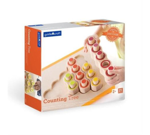 Дерев'яний сортер Guidecraft Manipulatives Рахункове дерево (G6903) Дерев'яний сортер Guidecraft Manipulatives Рахункове дерево (G6903)