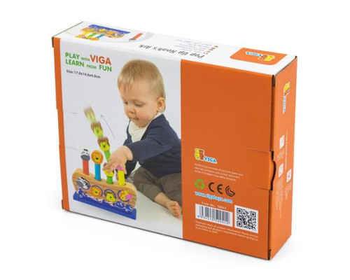 Дерев'яний сортер Viga Toys Веселий ковчег (50041)