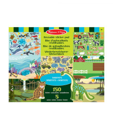 Набір багаторазових наліпок Spin Master Середовище проживання тварин Melissa and Doug