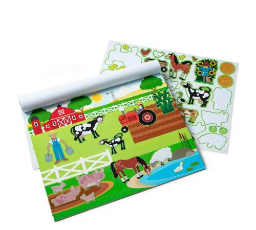 Набір багаторазових наліпок Spin Master Середовище проживання тварин Melissa and Doug