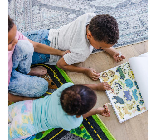 Набір багаторазових наліпок Spin Master Середовище проживання тварин Melissa and Doug