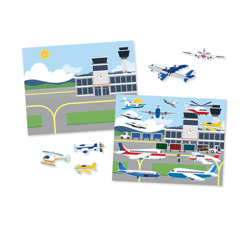 Набір багаторазових наліпок Spin Master Транспорт Melissa and Doug