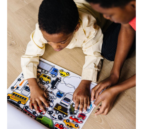 Набір багаторазових наліпок Spin Master Транспорт Melissa and Doug