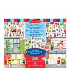 Набір багаторазових наліпок Spin Master Моє місто Melissa and Doug