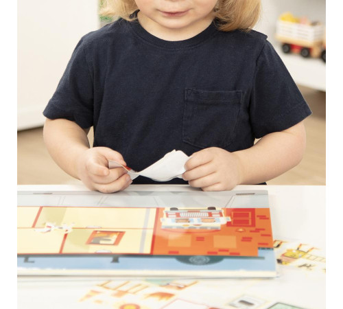 Набір багаторазових наліпок Spin Master Моє місто Melissa and Doug