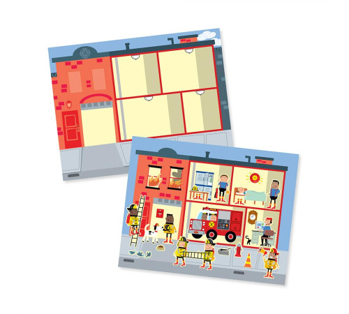 Набір багаторазових наліпок Spin Master Моє місто Melissa and Doug