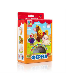 Набір магнітів Vladi Toys Мій маленький світ Ферма (VT3106-09)