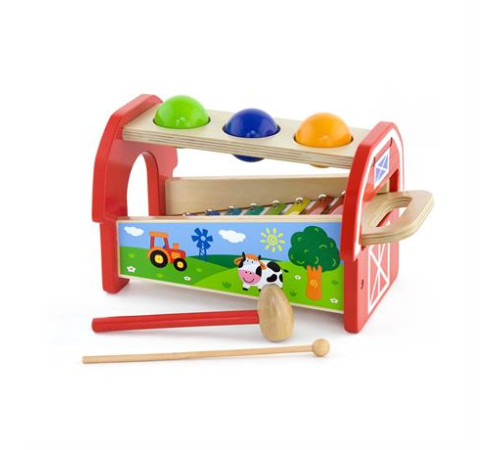Дерев'яна стукалка Viga Toys Кульки та ксилофон (50348) Дерев'яна стукалка Viga Toys Кульки та ксилофон (50348)