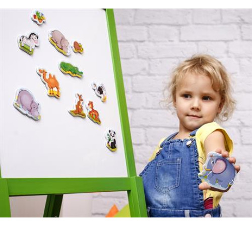 Набір магнітів Vladi Toys Мій маленький світ Зоопарк (VT3106-10) Набір магнітів Vladi Toys Мій маленький світ Зоопарк (VT3106-10)