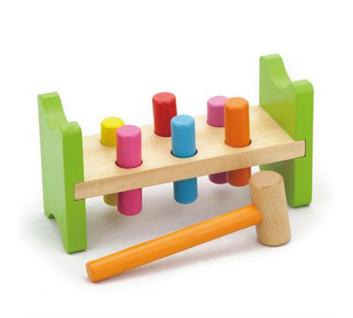 Дерев'яна стукалка Viga Toys Цвяшки (50827) Дерев'яна стукалка Viga Toys Цвяшки (50827)