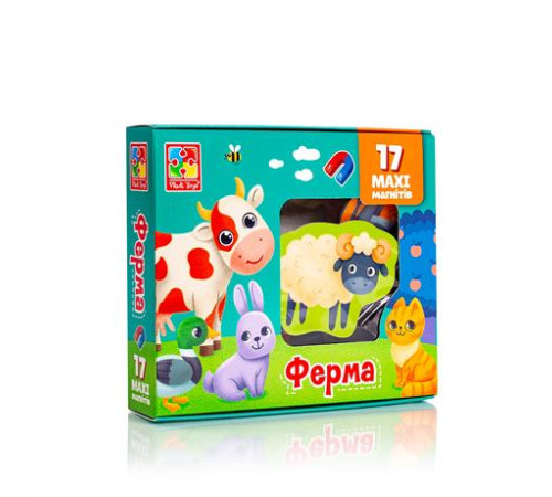 Набір магнітів Vladi Toys Ферма (VT3106-24) Набір магнітів Vladi Toys Ферма (VT3106-24)
