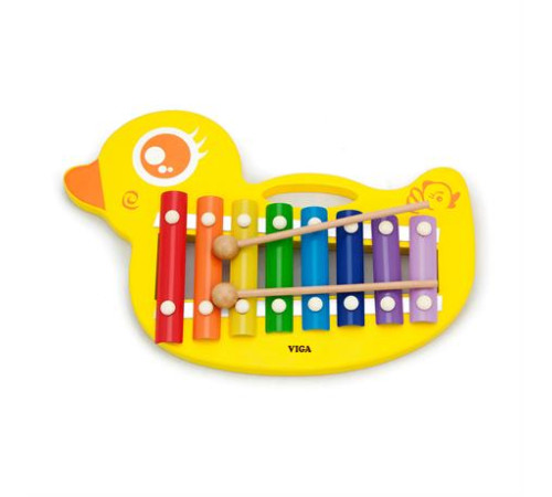 Дитячий ксилофон Viga Toys Каченя (59769) Дитячий ксилофон Viga Toys Каченя (59769)