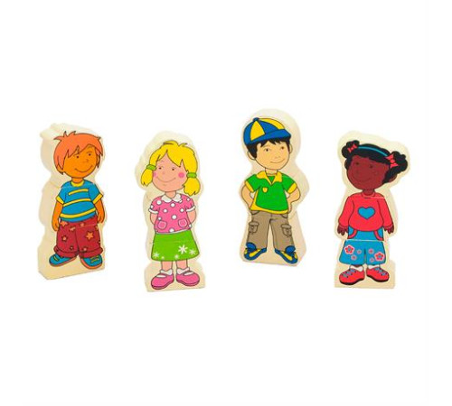 Набір магнітних фігурок Viga Toys Діти (59699VG) Набір магнітних фігурок Viga Toys Діти (59699VG)