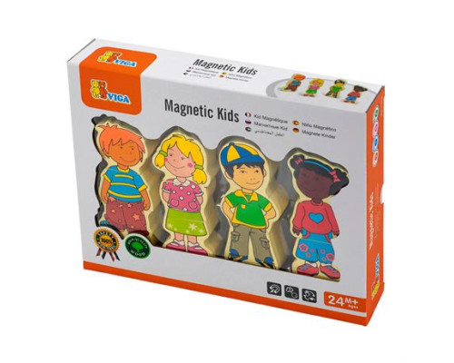 Набір магнітних фігурок Viga Toys Діти (59699VG)