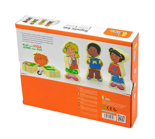 Набір магнітних фігурок Viga Toys Діти (59699VG) Набір магнітних фігурок Viga Toys Діти (59699VG)