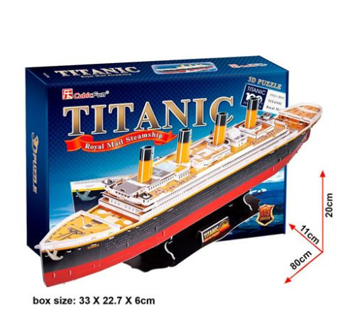 3D пазл CubicFun Титанік (T4011h) 3D пазл CubicFun Титанік (T4011h)