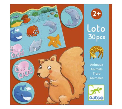 Дитяче лото Djeco Тварини (DJ08120) Дитяче лото Djeco Тварини (DJ08120)
