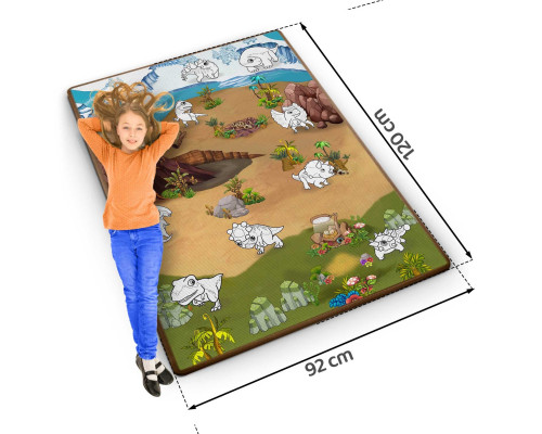 Килимок для розфарбовування 120 x 90 x 0,3 см Ricokids