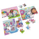 Пазл дерев'яний Spin Master 3в1 "Ляльковий будиночок Габбі" 21 х 28 см, 72 ел.