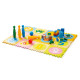 Дитячий килимок-пазл WCG Цифри та Звірі, 30 х 30 см 1 шт, різнокольоровий