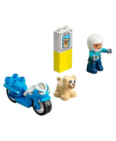 Конструктор LEGO DUPLO Rescue Поліцейський мотоцикл 5 ел. (10967)