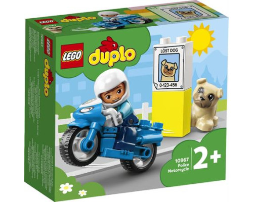 Конструктор LEGO DUPLO Rescue Поліцейський мотоцикл 5 ел. (10967)