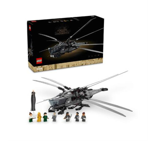 Конструктор LEGO Icons Дюна Королівський орнітоптер Атрідів 1369 ел. (10327) Конструктор LEGO Icons Дюна Королівський орнітоптер Атрідів 1369 ел. (10327)