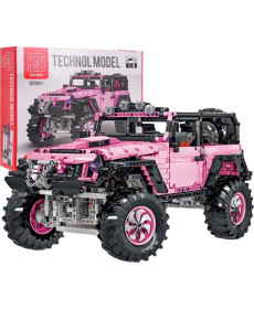 Дитячий конструктор Pink Off-Road Car 2471 ел.