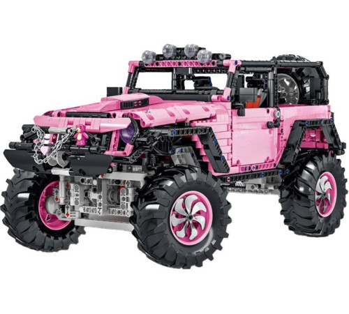 Дитячий конструктор Pink Off-Road Car 2471 ел.