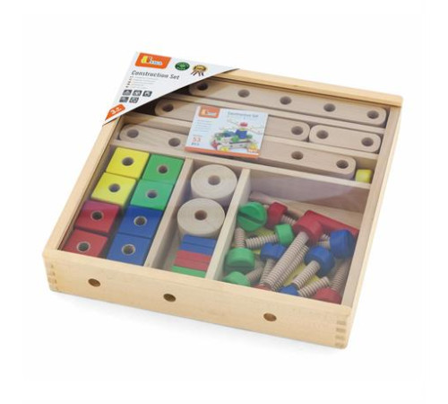 Дерев'яний конструктор Viga Toys 53 ел. (50490) Дерев'яний конструктор Viga Toys 53 ел. (50490)