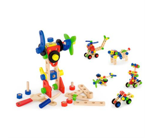 Дерев'яний конструктор Viga Toys 68 ел. (50382) Дерев'яний конструктор Viga Toys 68 ел. (50382)