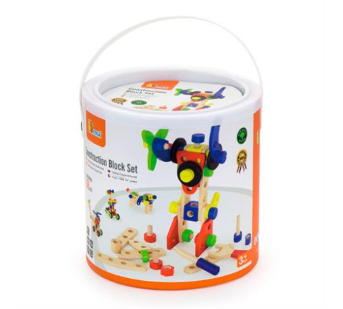 Дерев'яний конструктор Viga Toys 68 ел. (50382) Дерев'яний конструктор Viga Toys 68 ел. (50382)