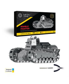 Колекційна модель-конструктор Metal Time Nimble Fighter Танк Renault FT-17 механічний (MT010)