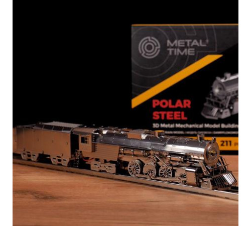 Колекційна модель-конструктор Metal Time Polar Steel Полярний експрес механічний (MT052ST) Колекційна модель-конструктор Metal Time Polar Steel Полярний експрес механічний (MT052ST)