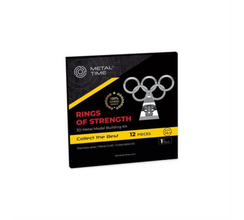 Колекційна модель-конструктор Metal Time Rings of Strength Олімпійські кільця (MT021Y) Колекційна модель-конструктор Metal Time Rings of Strength Олімпійські кільця (MT021Y)