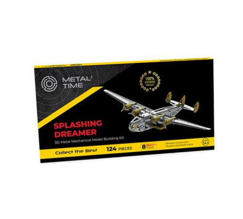 Колекційна модель-конструктор Metal Time Splashing Dreamer Боїнг-314 механічний (MT053) Колекційна модель-конструктор Metal Time Splashing Dreamer Боїнг-314 механічний (MT053)
