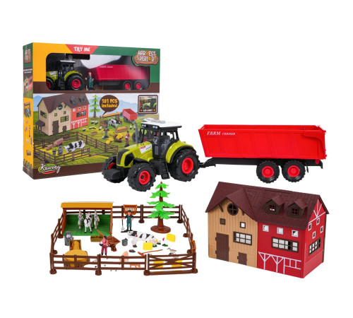 Дитячий набір Ramiz 550-1K Ферма з трактором 101 ел,+ аксесуари