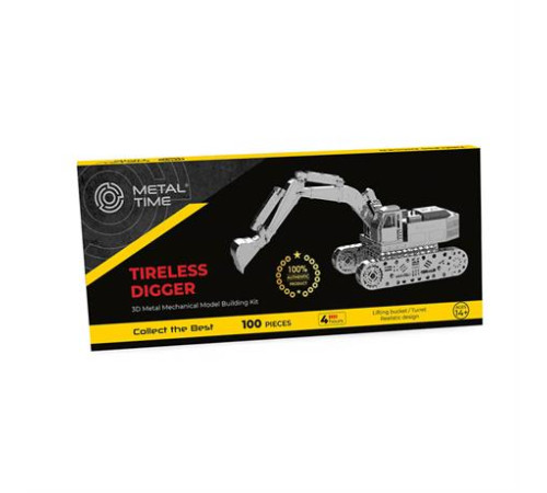 Колекційна модель-конструктор Metal Time Tireless Digger Екскаватор механічний (MT043) Колекційна модель-конструктор Metal Time Tireless Digger Екскаватор механічний (MT043)