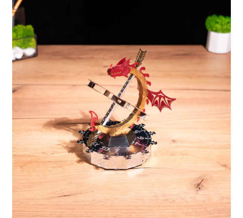 Колекційна модель-конструктор Metal Time Sun Chaser Dragon Stand Clock Сонячний годинник (MT025) Колекційна модель-конструктор Metal Time Sun Chaser Dragon Stand Clock Сонячний годинник (MT025)
