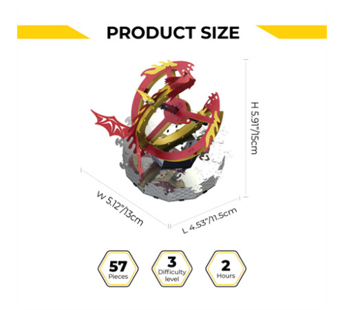 Колекційна модель-конструктор Metal Time Sun Chaser Dragon Stand Clock Сонячний годинник (MT025) Колекційна модель-конструктор Metal Time Sun Chaser Dragon Stand Clock Сонячний годинник (MT025)