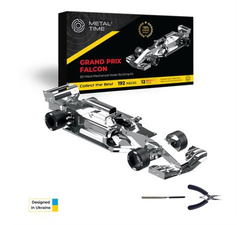 Колекційна модель-конструктор Metal Time F1 Grand Prix Falcon Формула 1 (MT035) Колекційна модель-конструктор Metal Time F1 Grand Prix Falcon Формула 1 (MT035)