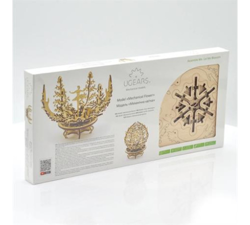 Дерев'яний механічний 3D конструктор Ugears Механічна квітка (70019) Дерев'яний механічний 3D конструктор Ugears Механічна квітка (70019)