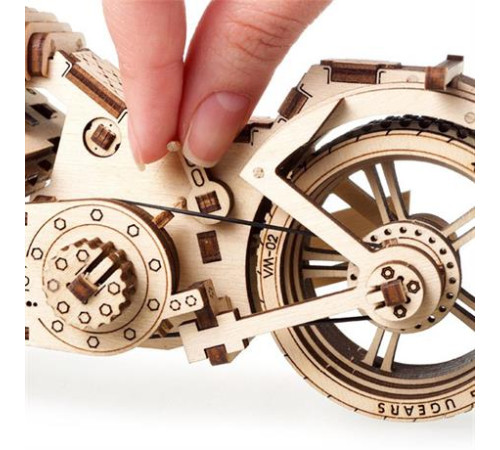 Дерев'яний механічний 3D конструктор Ugears Байк (70051) Дерев'яний механічний 3D конструктор Ugears Байк (70051)
