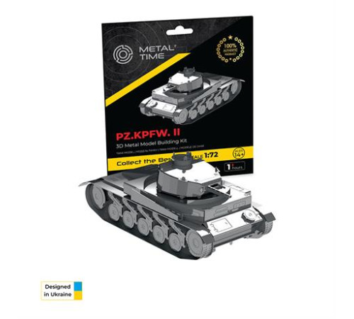 Колекційна модель-конструктор Metal Time Танк Pz.Kpfw. II (MT060) Колекційна модель-конструктор Metal Time Танк Pz.Kpfw. II (MT060)