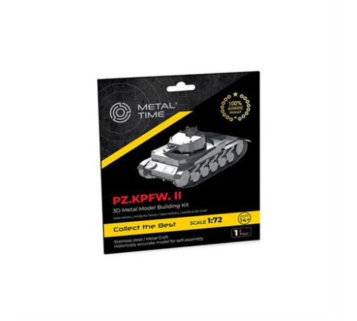 Колекційна модель-конструктор Metal Time Танк Pz.Kpfw. II (MT060) Колекційна модель-конструктор Metal Time Танк Pz.Kpfw. II (MT060)