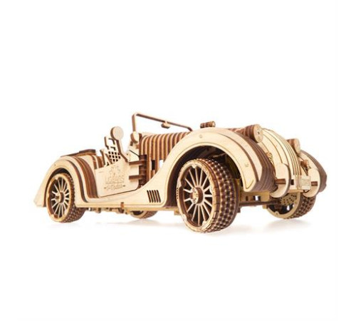 Дерев'яний механічний 3D конструктор Ugears Родстер VM-01 (70052) Дерев'яний механічний 3D конструктор Ugears Родстер VM-01 (70052)